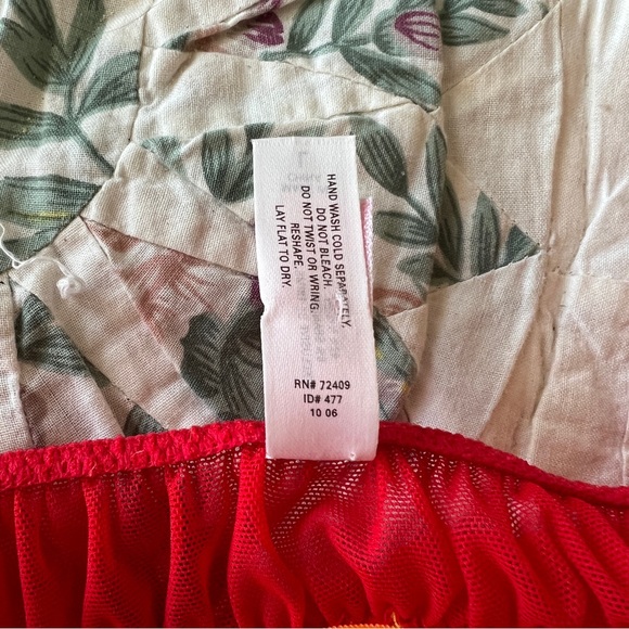 Y2K Victoria’s Secret Fire Fairy Milkmaid Babydoll Camisole Tank, L - Picture 10 of 10